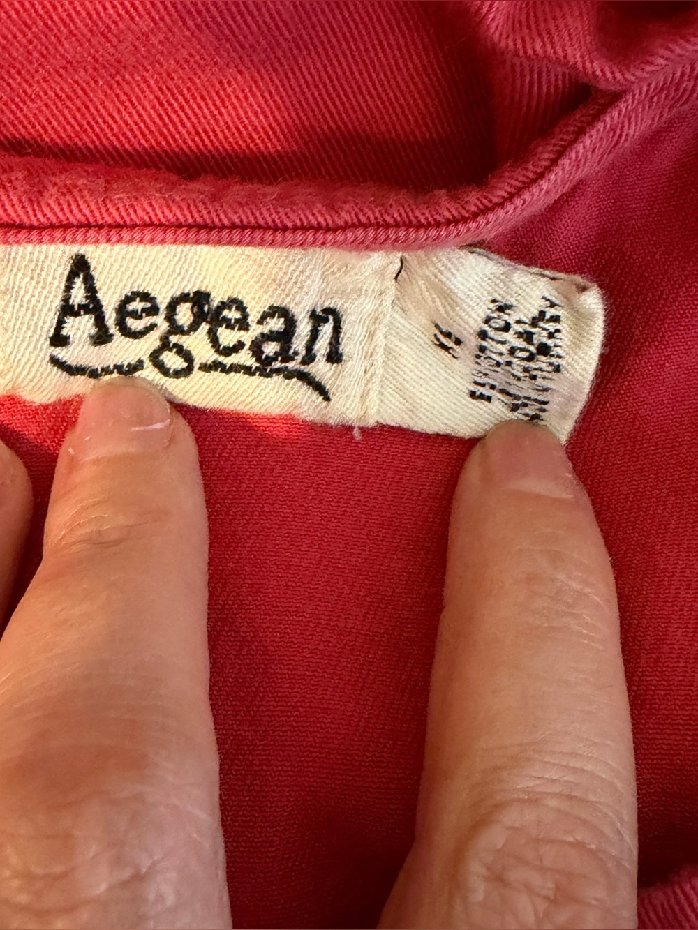 Aegean Cotton Modal Short Sleeve Top in Raspberry Pink - Picture 6 of 8